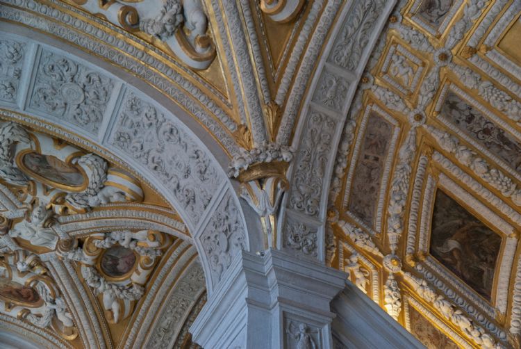 Venise - Plafond en or du Palais des Doges