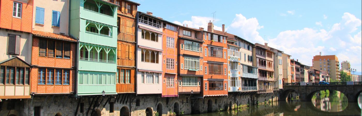 Maisons sur l'Agoût à Castres