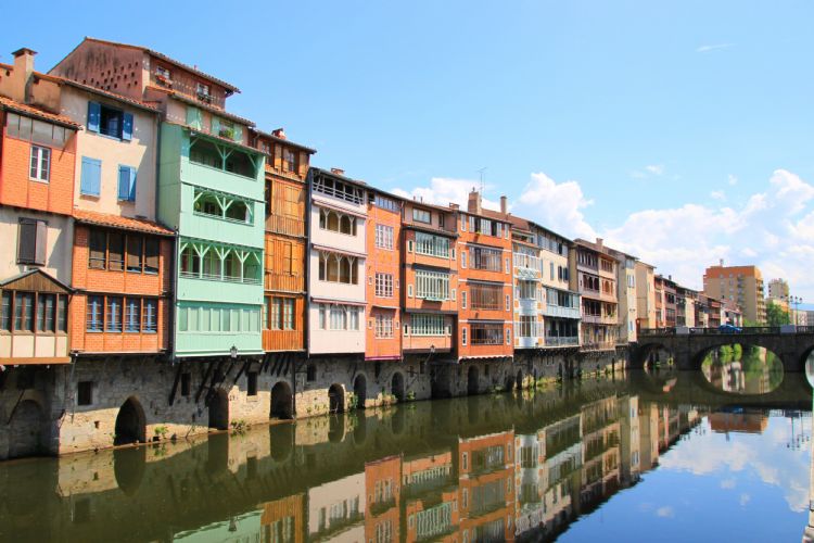 Maisons sur l'Agoût à Castres