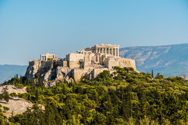 L'Acropole et le Parthénon à Athènes