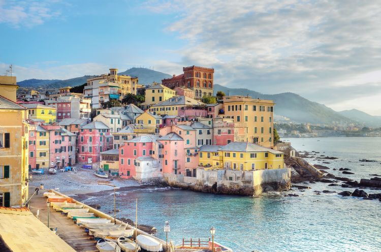 Quartier de Boccadasse à Gênes