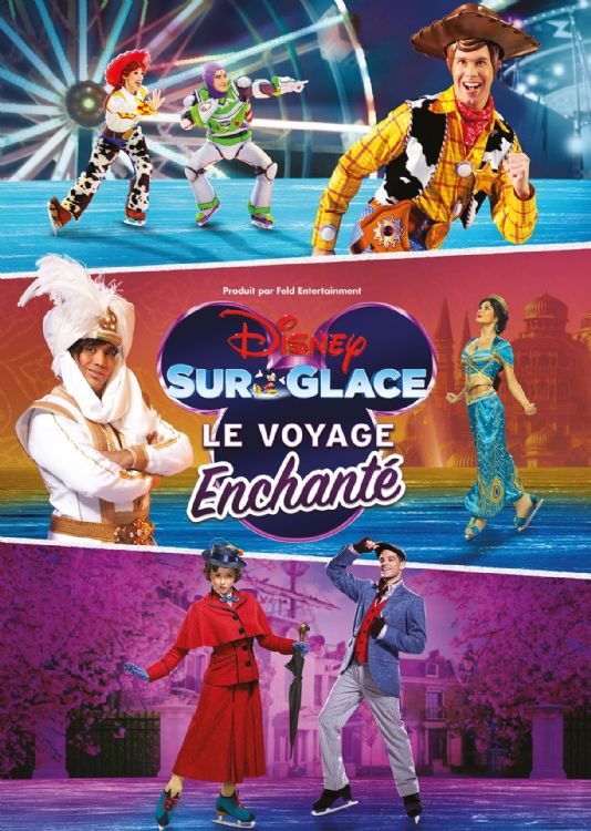 Affiche Disney sur glace : le voyage enchanté